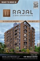 3 BHK Apartment / Flat for Sale in Vijay Char Rasta, Ahmedabad